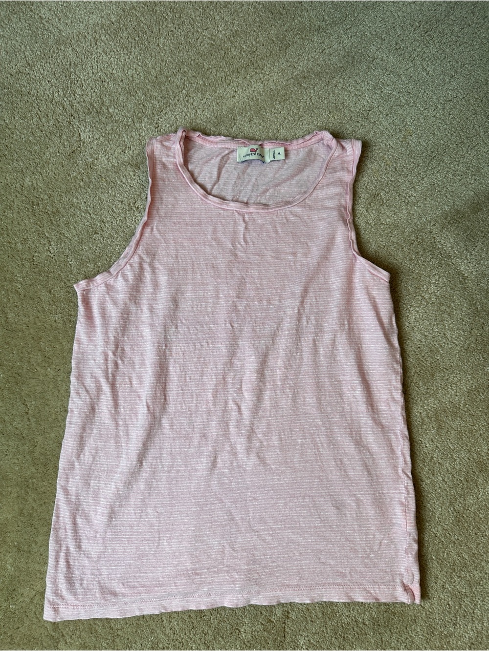 Vineyard Vines Women’s Light Pink Sleeveless Tank Top